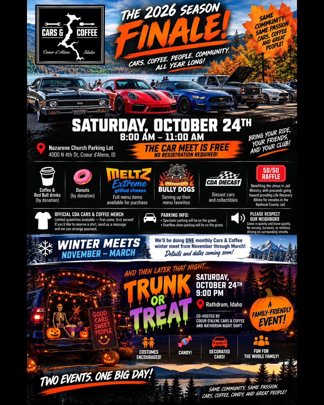 CDA Cars & Coffee Season Finale