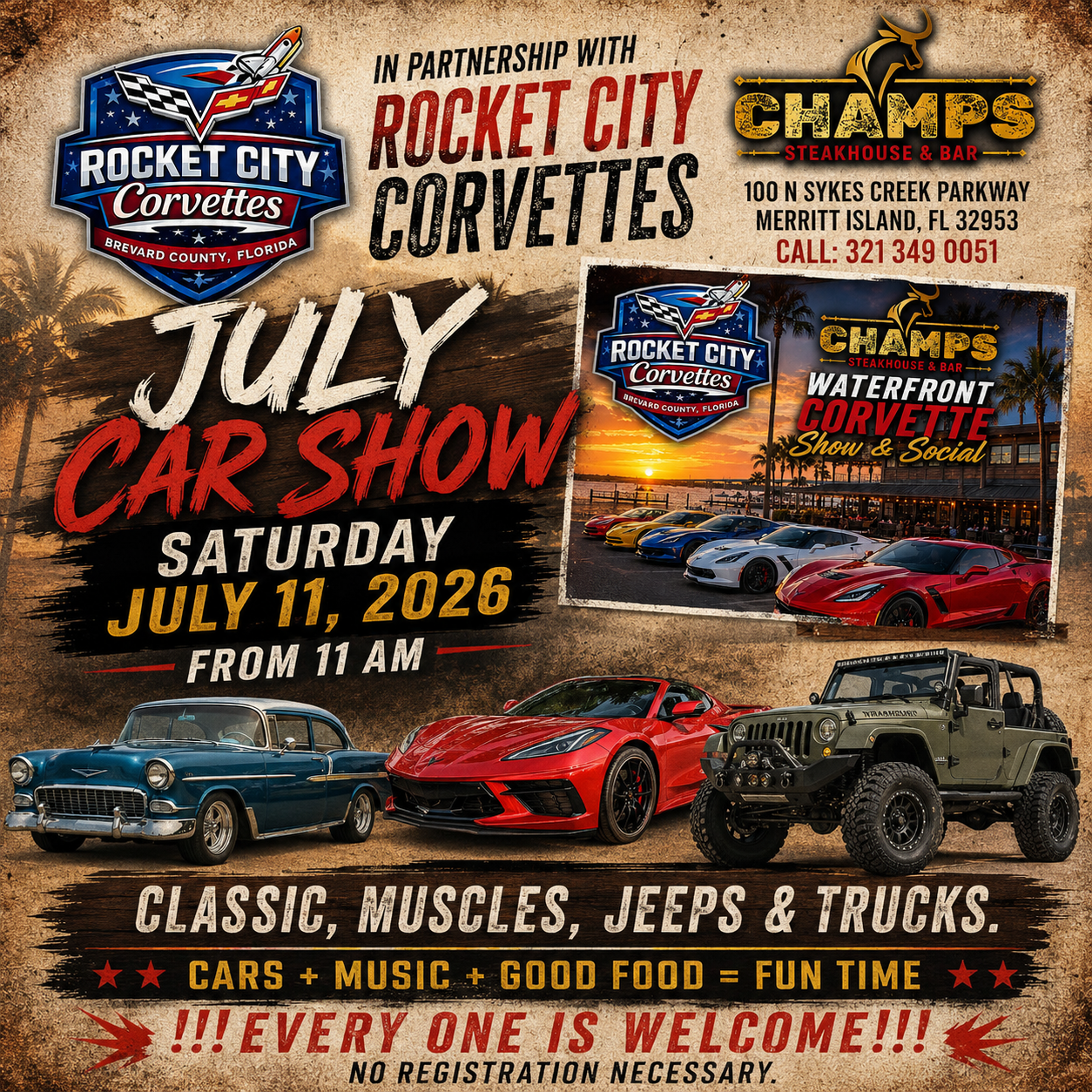Champs Monthly Car Show