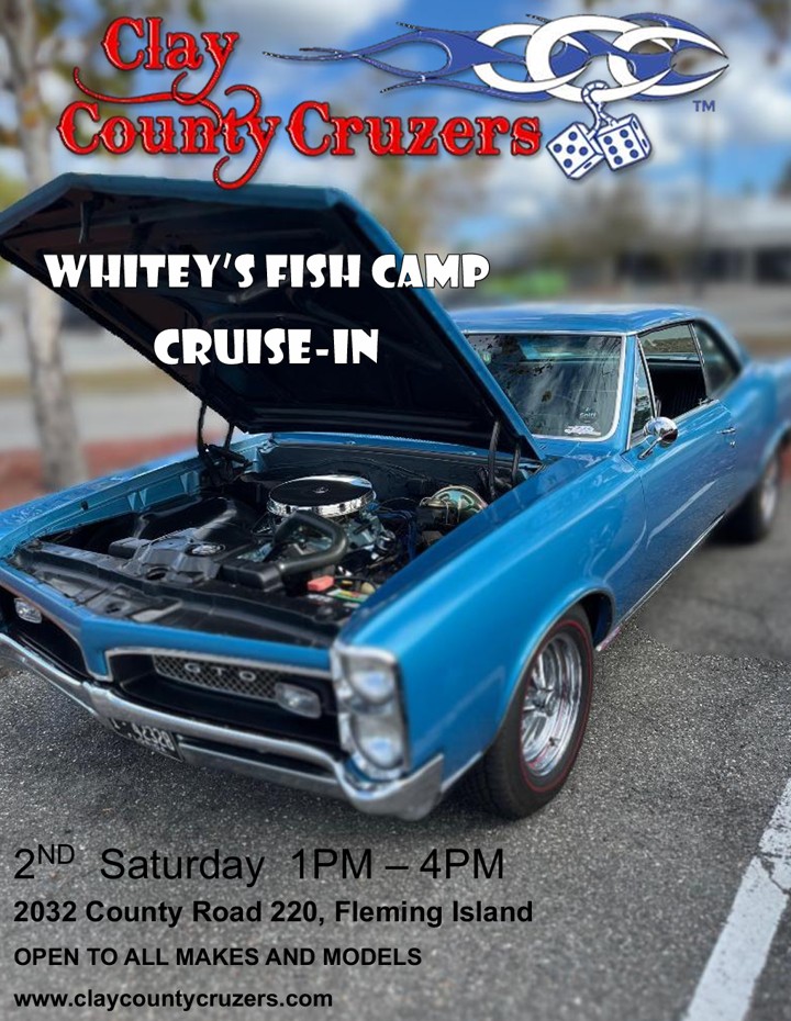 Clay County Cruzers Whitey’s Fish Camp Cruise-in
