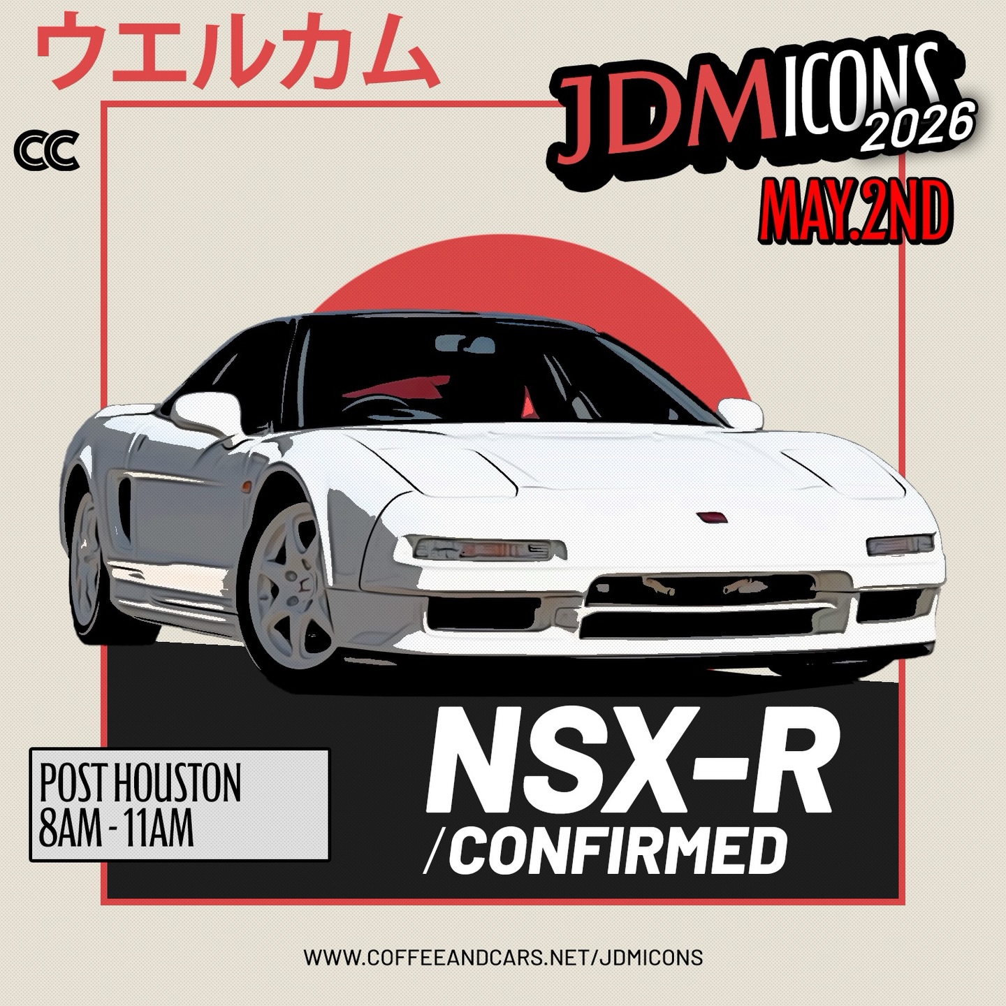 Coffee & Cars @ POST Houston — JDM Icons