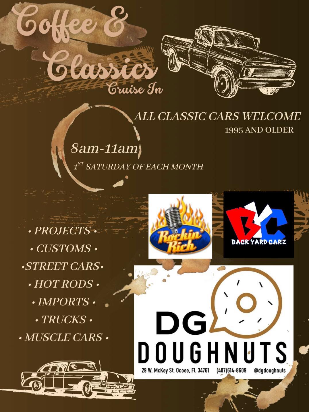 Coffee & Classics Cruise In
