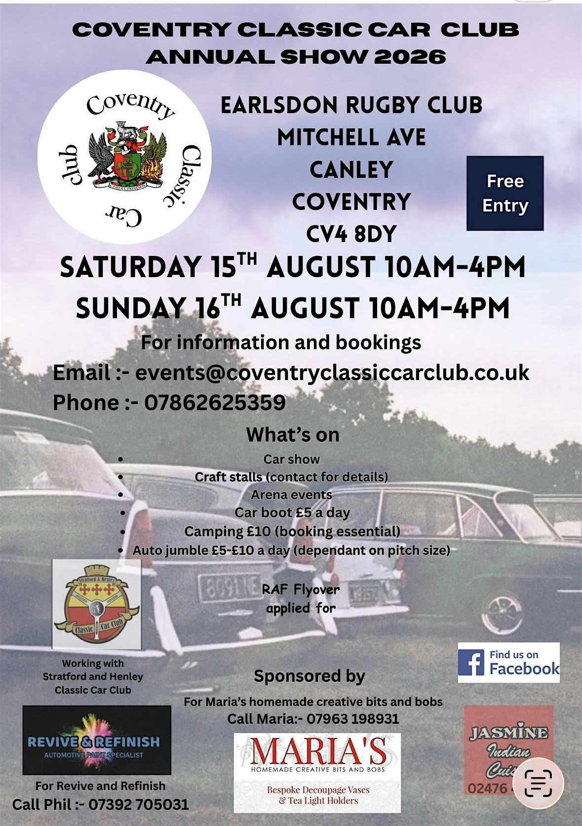 Coventry Classic Car Club annual show