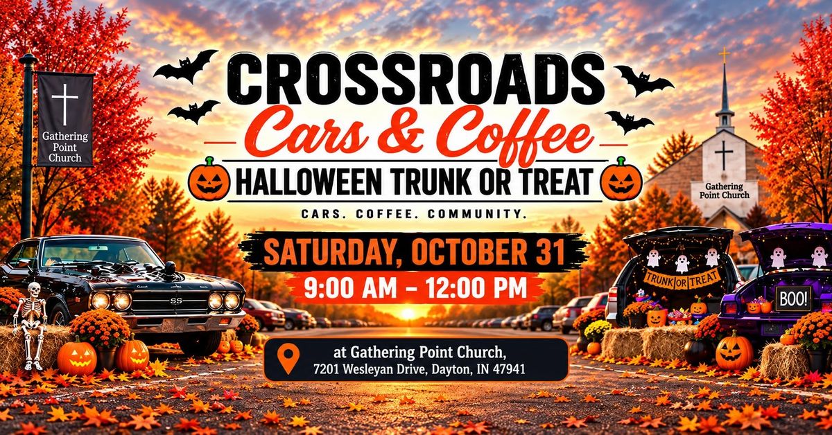 Crossroads Cars & Coffee 2026 Season Finale: Halloween Trunk-or-Treat