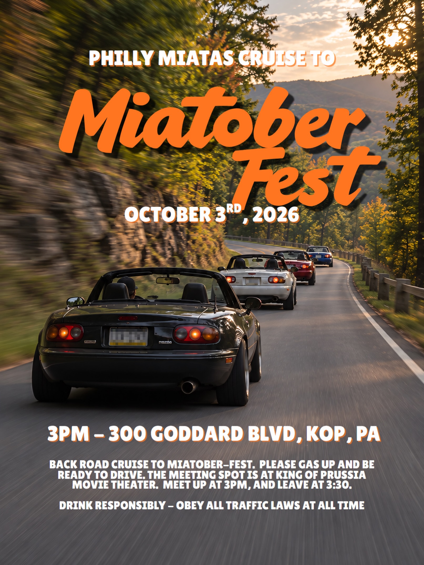 Cruise to Miata October Fest