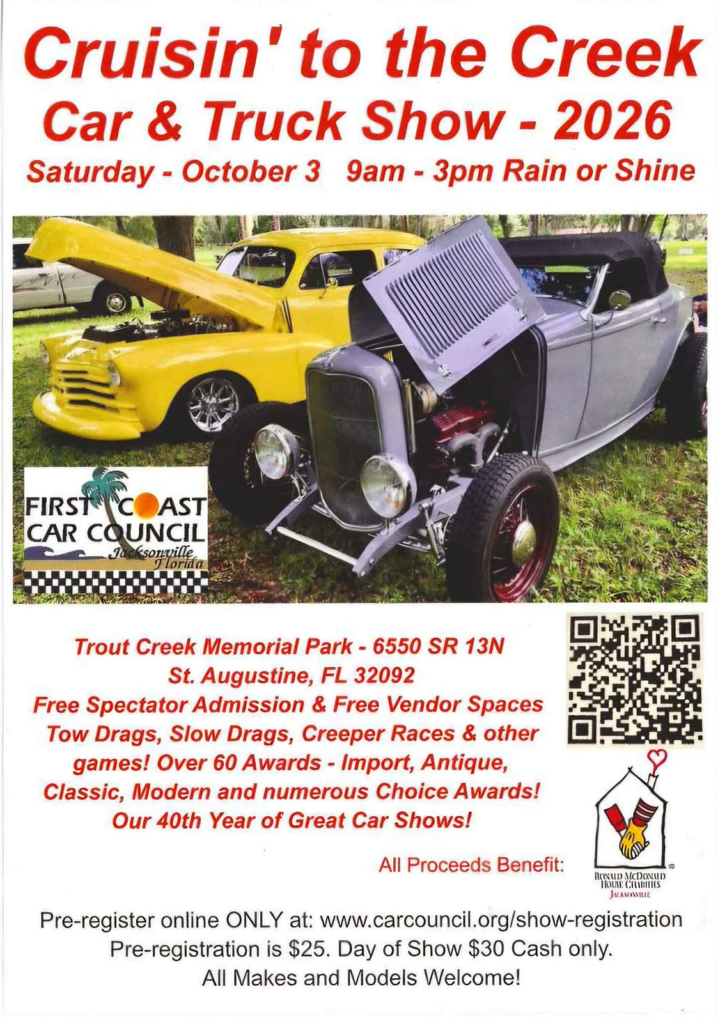 Cruisin' to the Creek Car Show