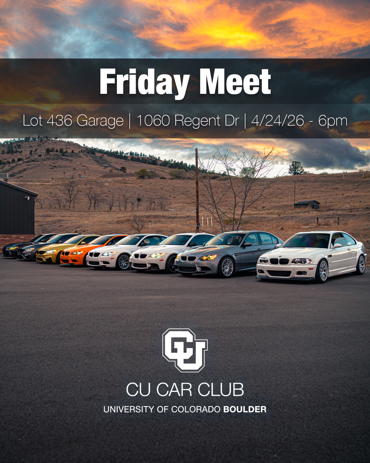 CU Car Club Friday Meet