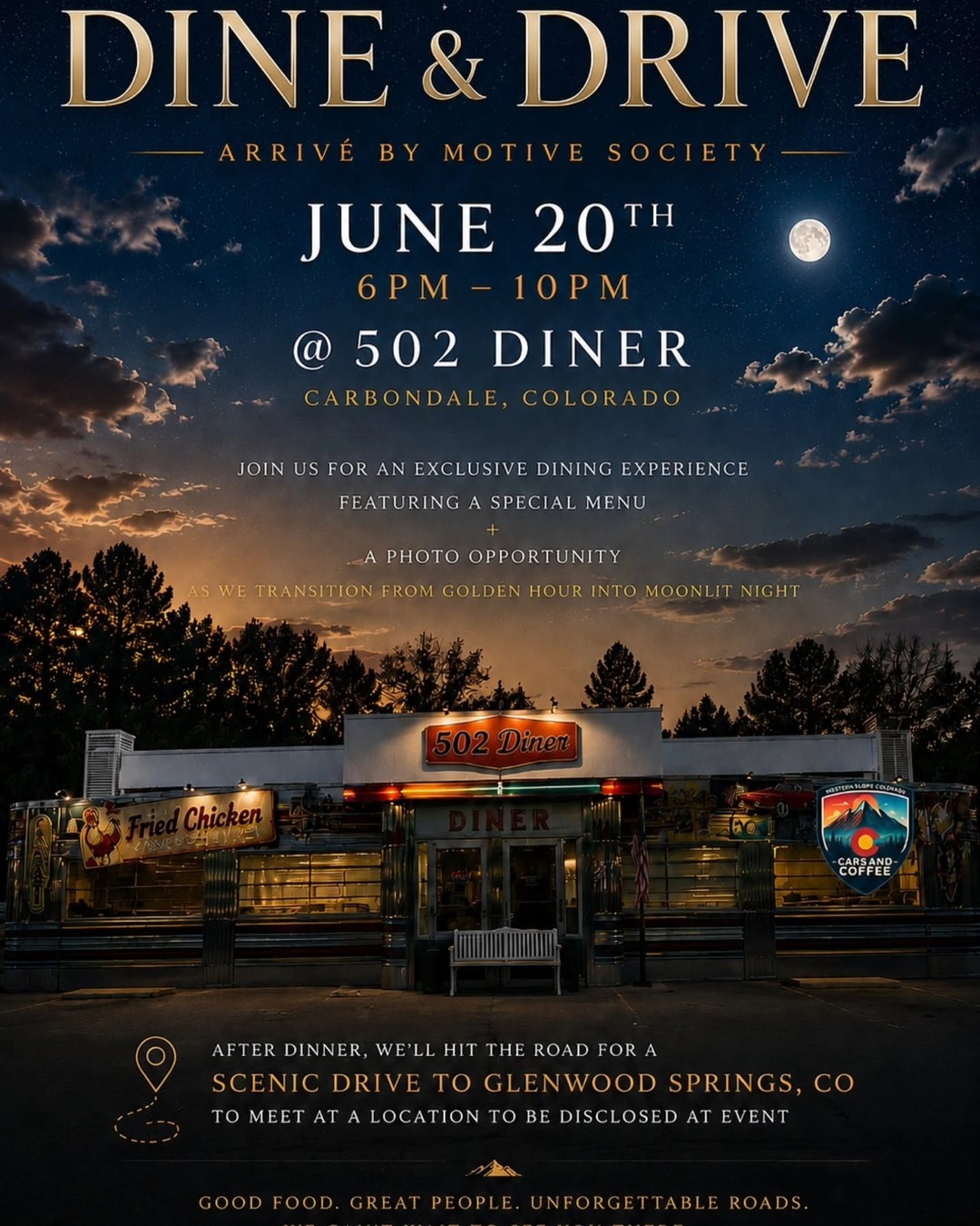 Dine & Drive — Arrivé by Motive Society