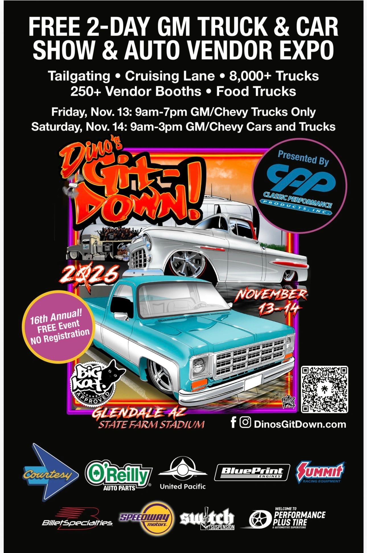 Dino's Git-Down Free Truck and Car Show