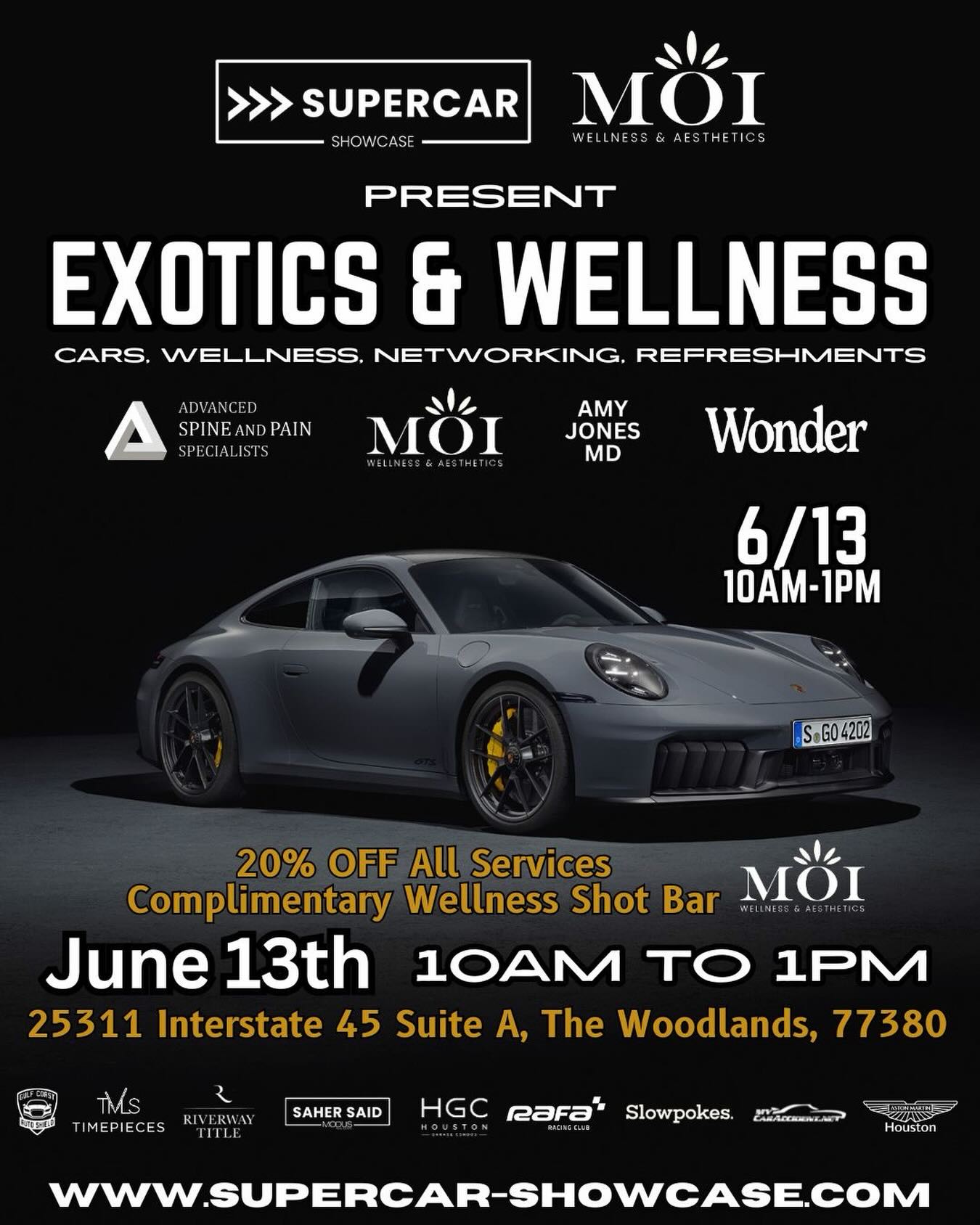 Exotics & Wellness — Father's Day Cars & Coffee