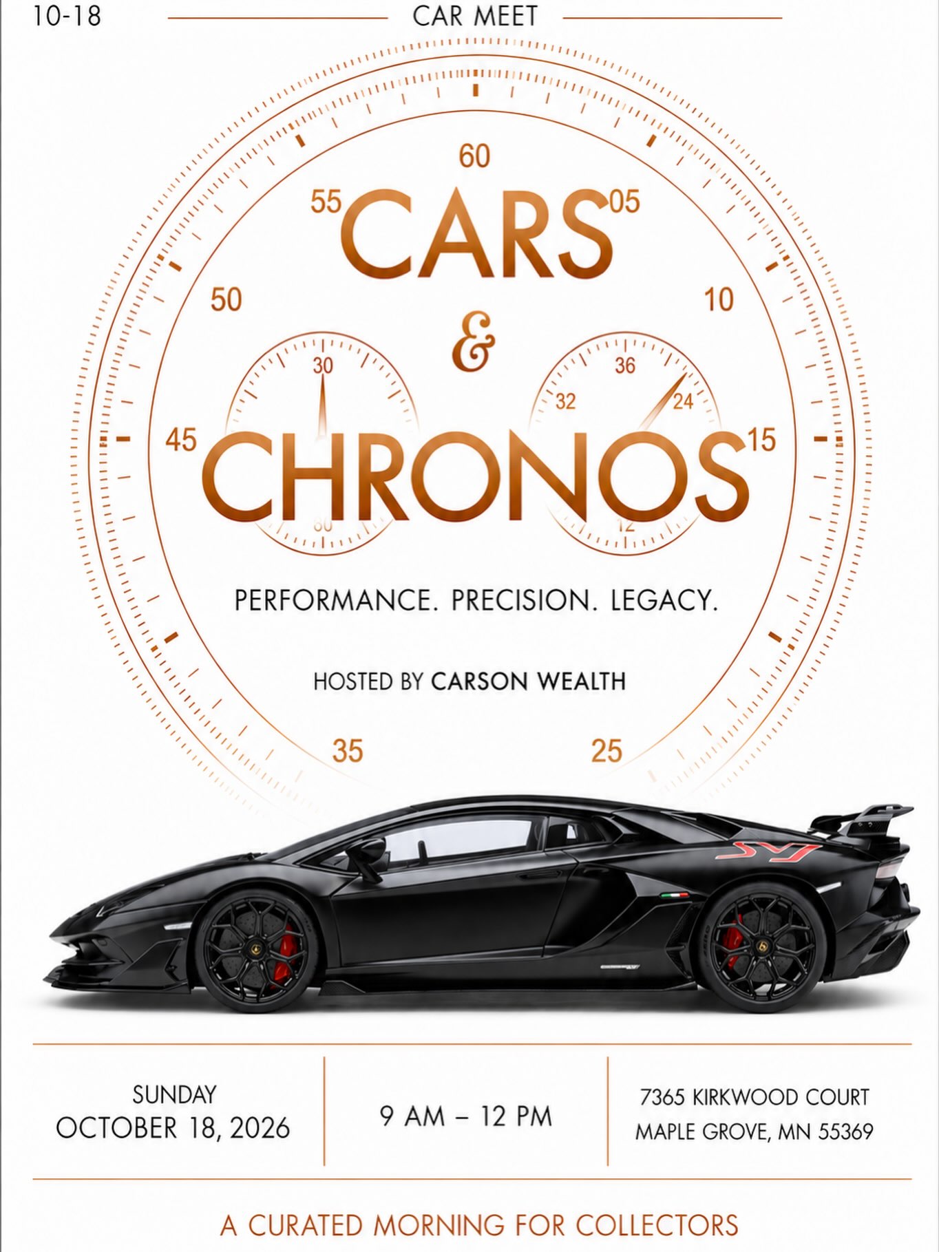 Fall Send-Off Cars & Chronos