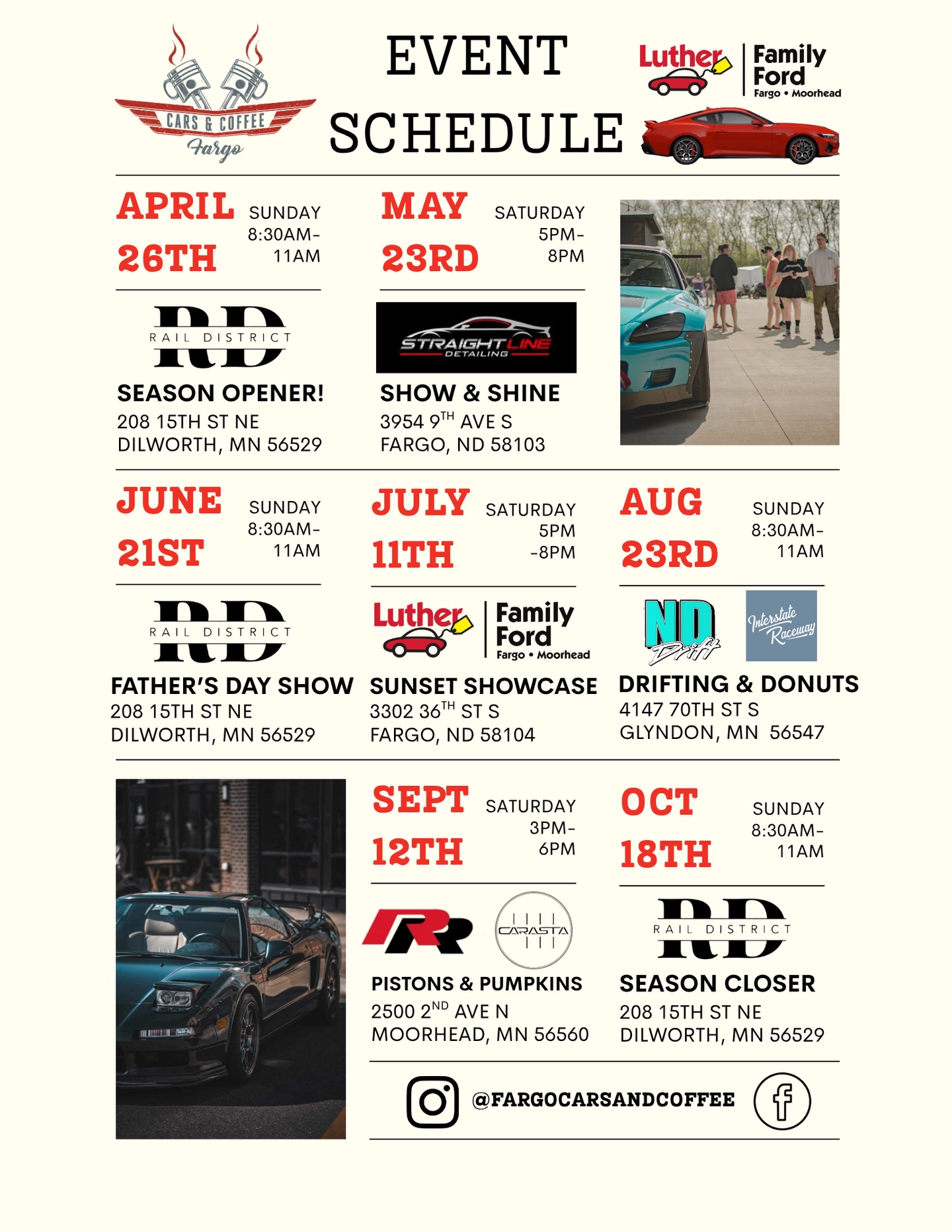 Fargo Cars & Coffee — Season Closer