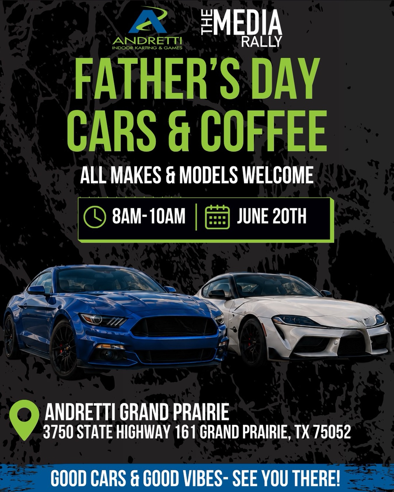 Father's Day Cars & Coffee at Andretti Grand Prairie
