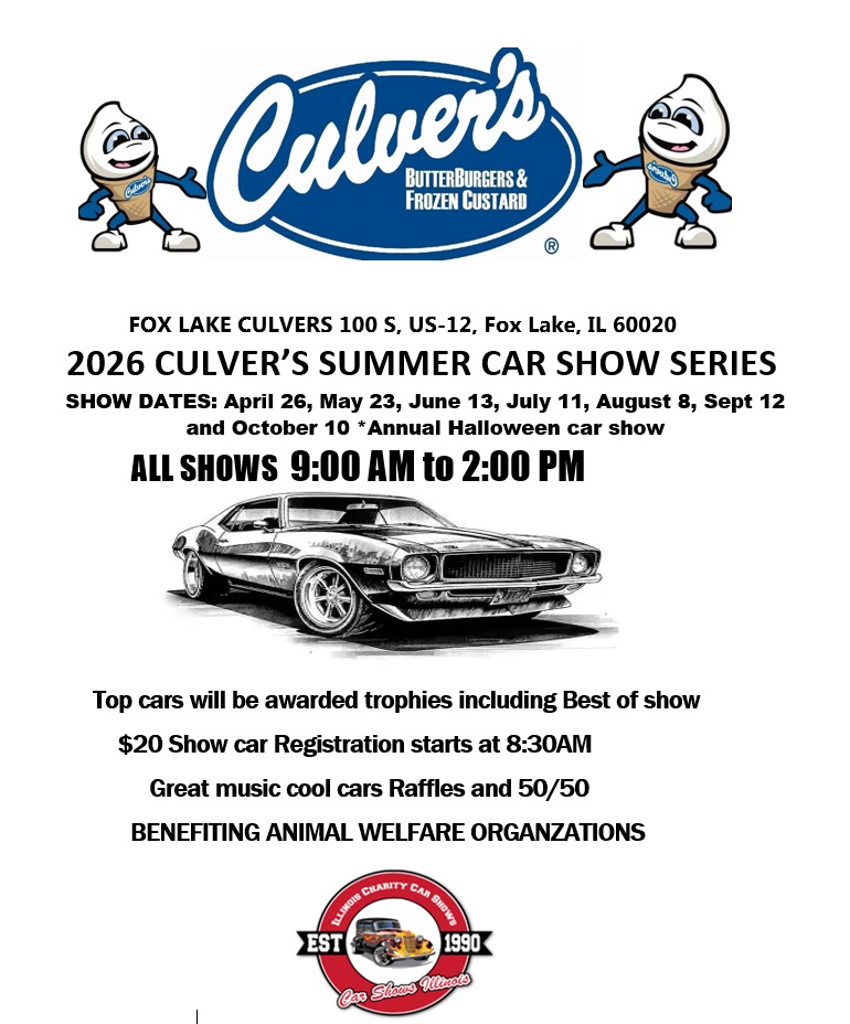 Fox Lake Culver's 2026 Annual Halloween Car Show