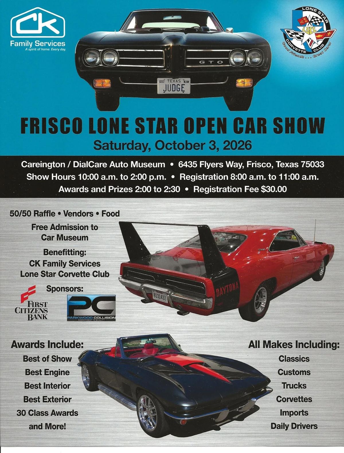Frisco Lone Star Open Car Show