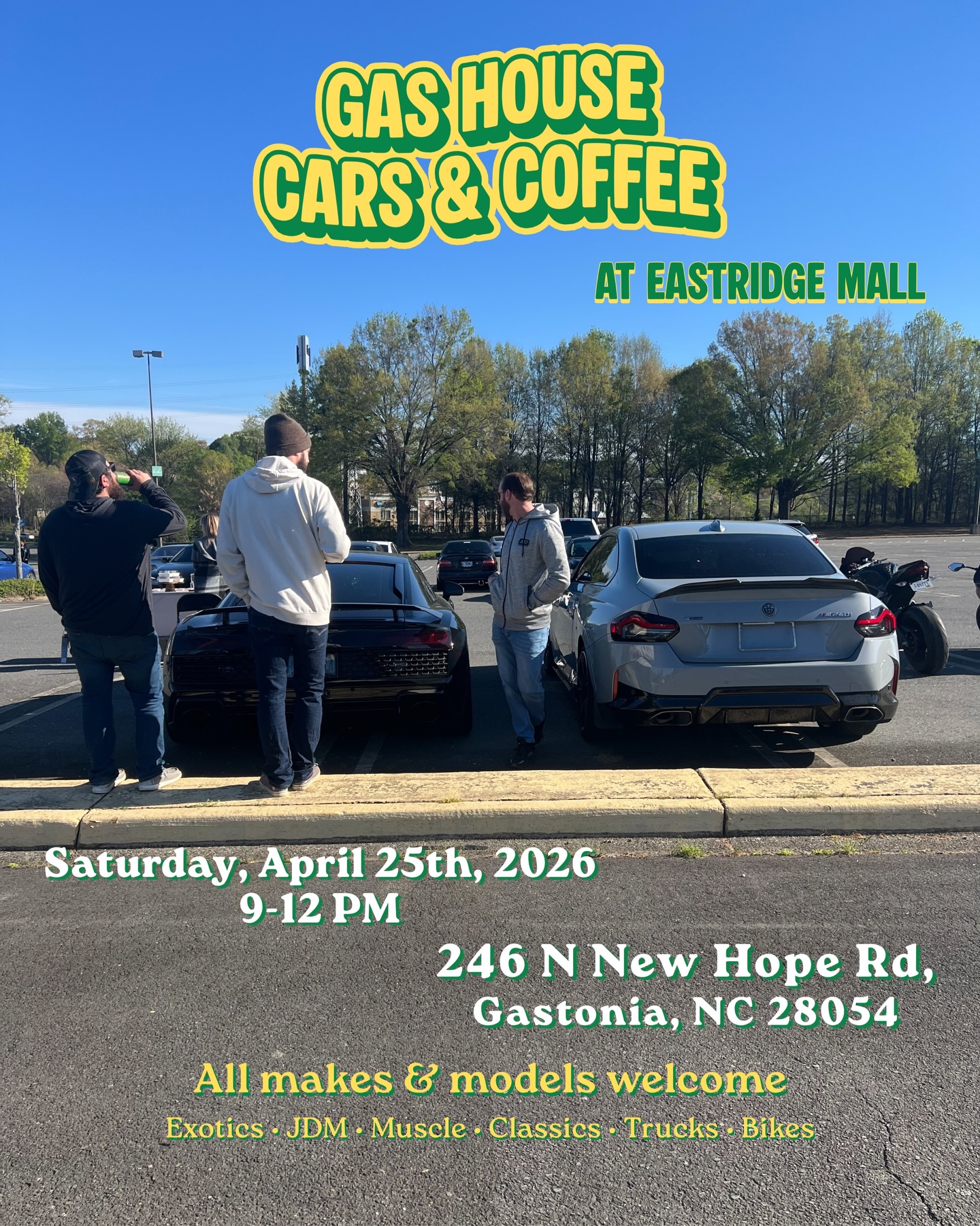Gas House Cars & Coffee @ Eastridge Mall