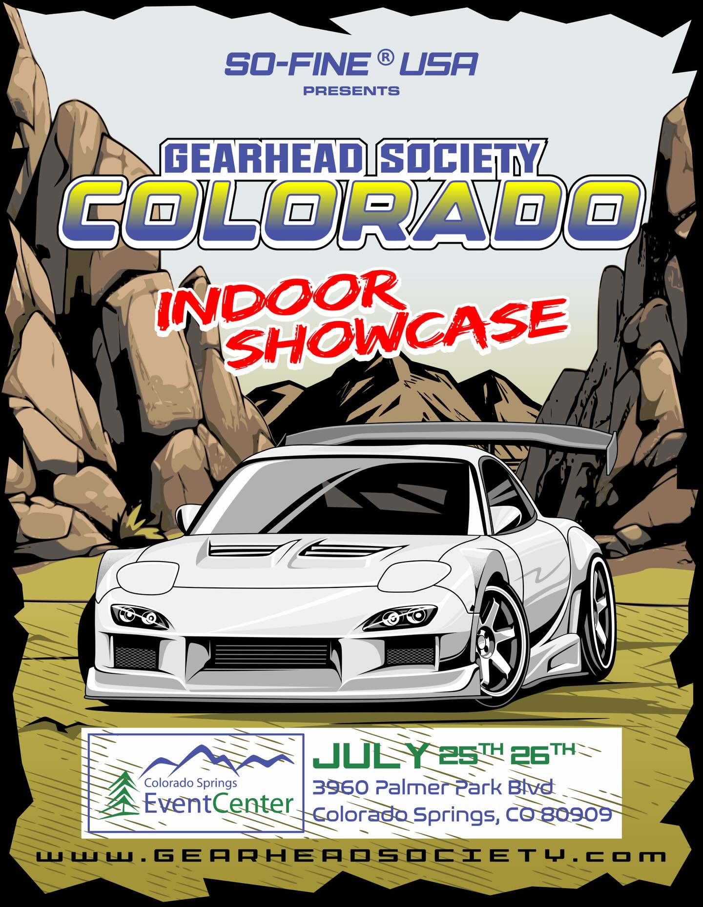 GearHead Society Colorado Indoor Showcase — BeMySecret Cars & Anime Year 5