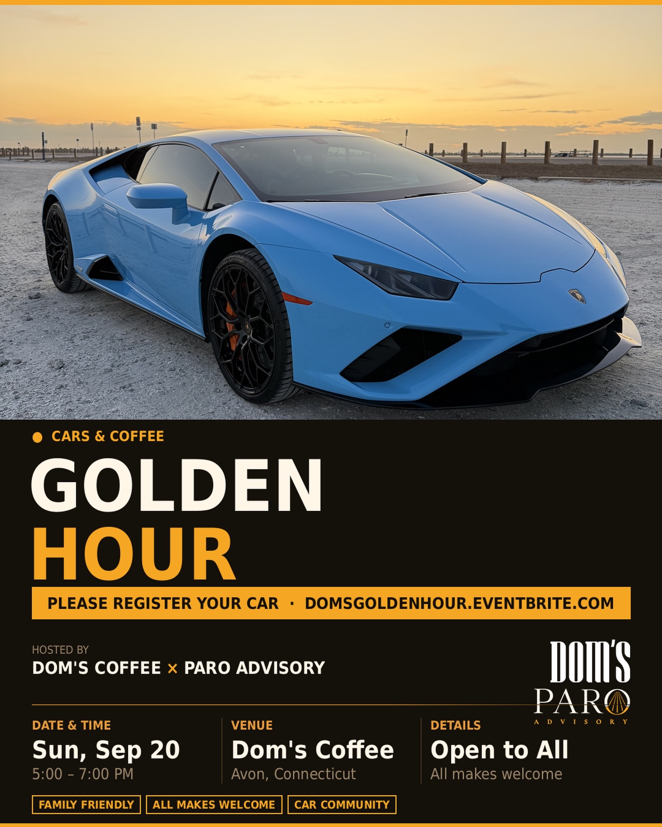 Golden Hour Cars & Coffee