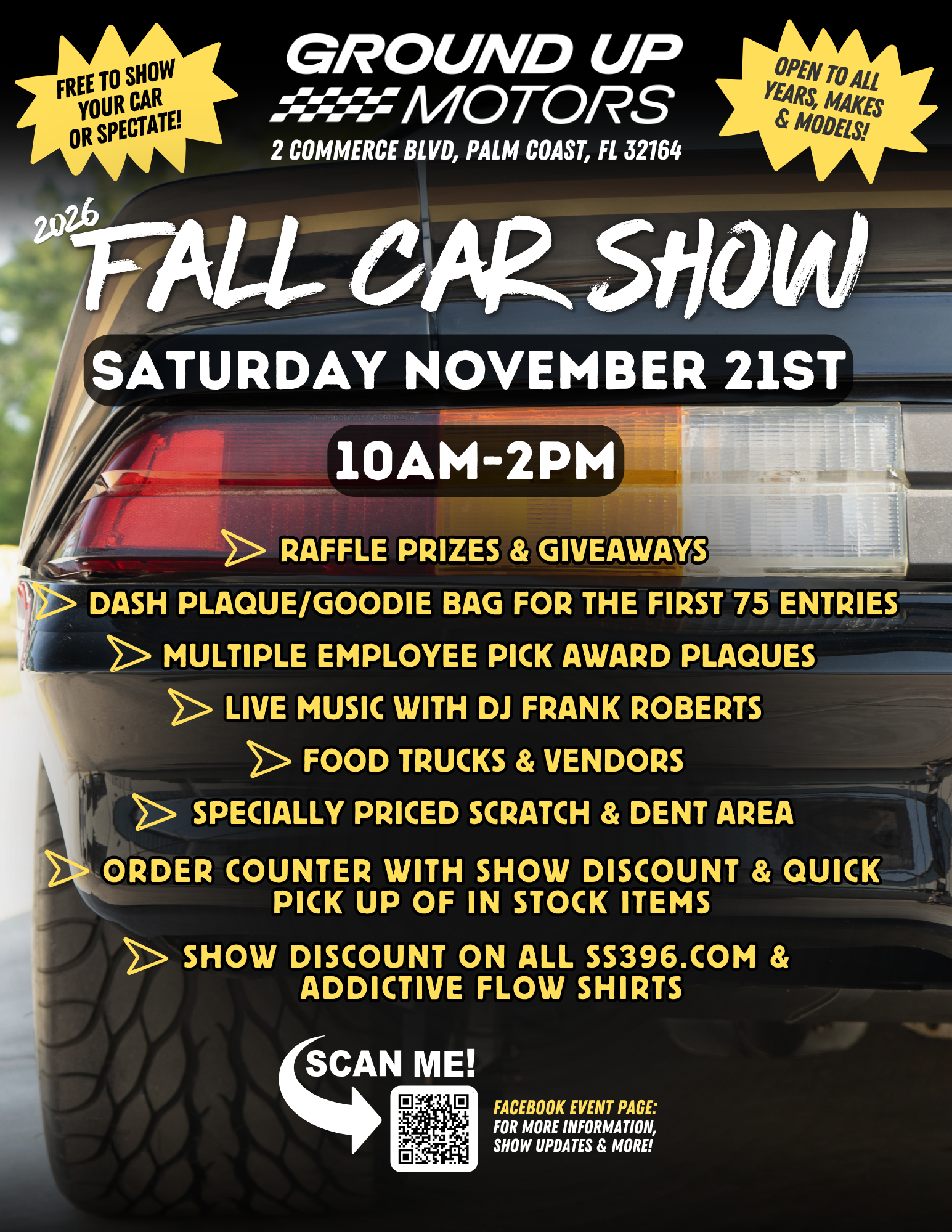 Ground Up Motors Fall Car Show