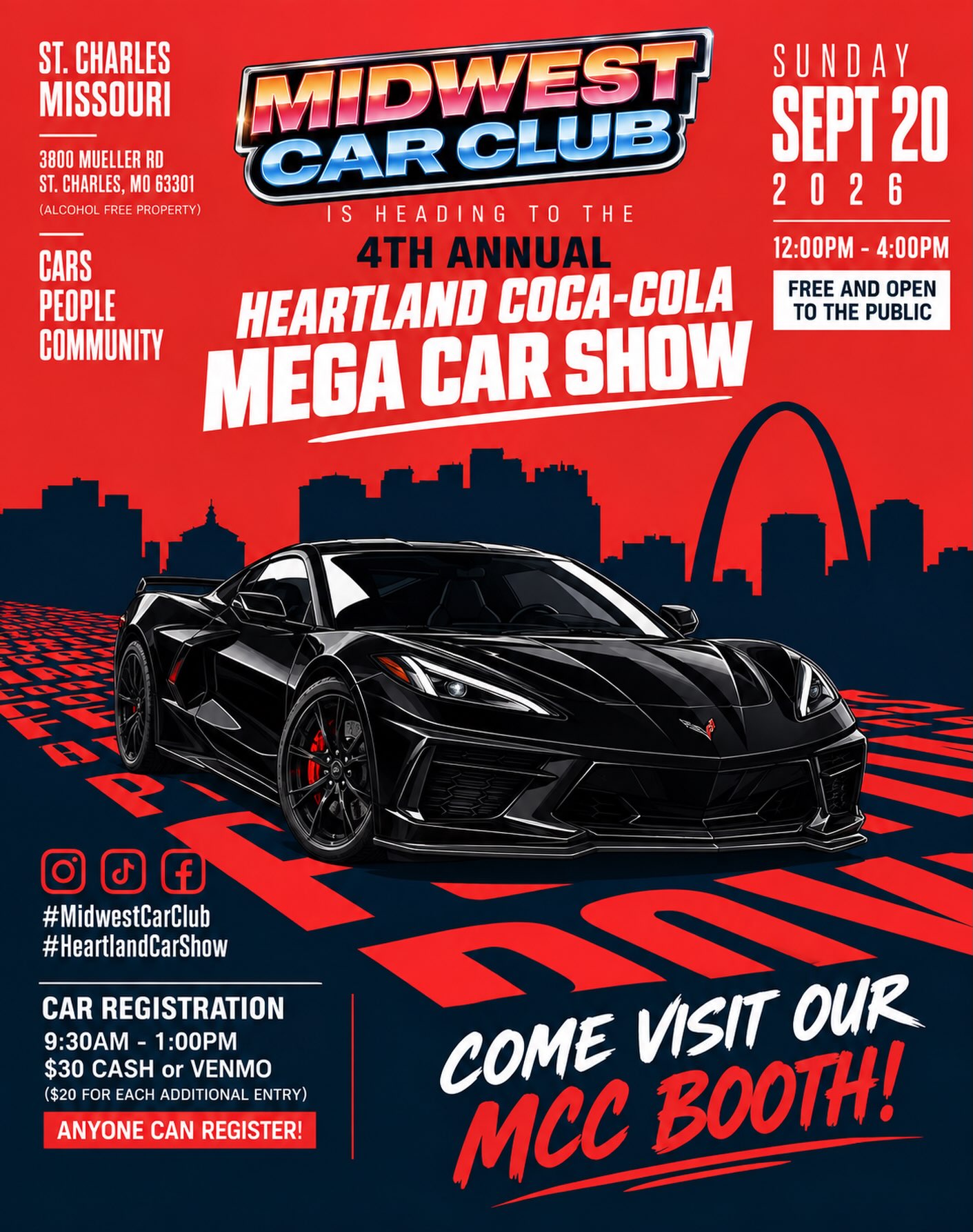 Heartland Coca-Cola 4th Annual Mega Car Show