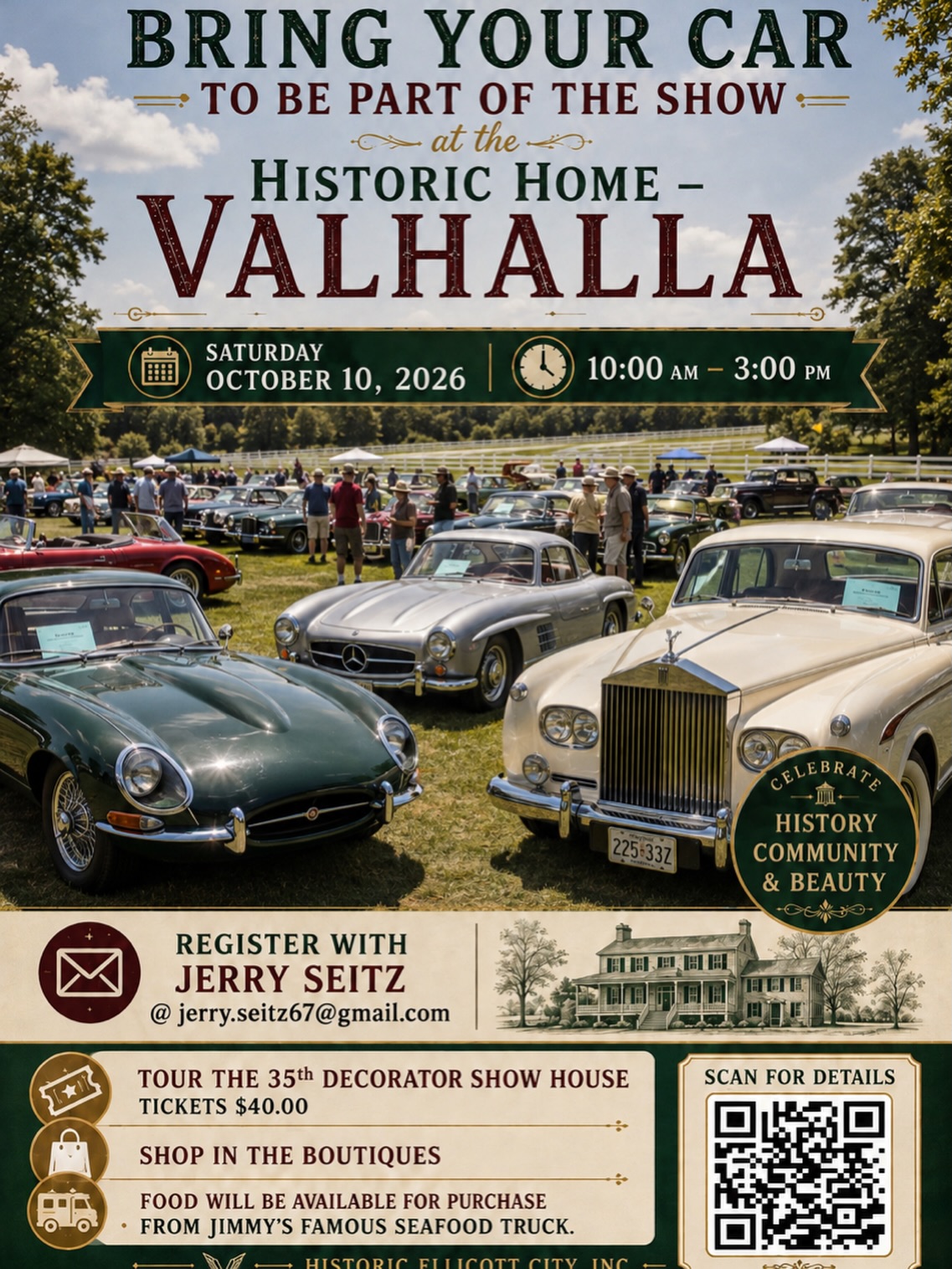 Historic Ellicott City Car Show at Valhalla