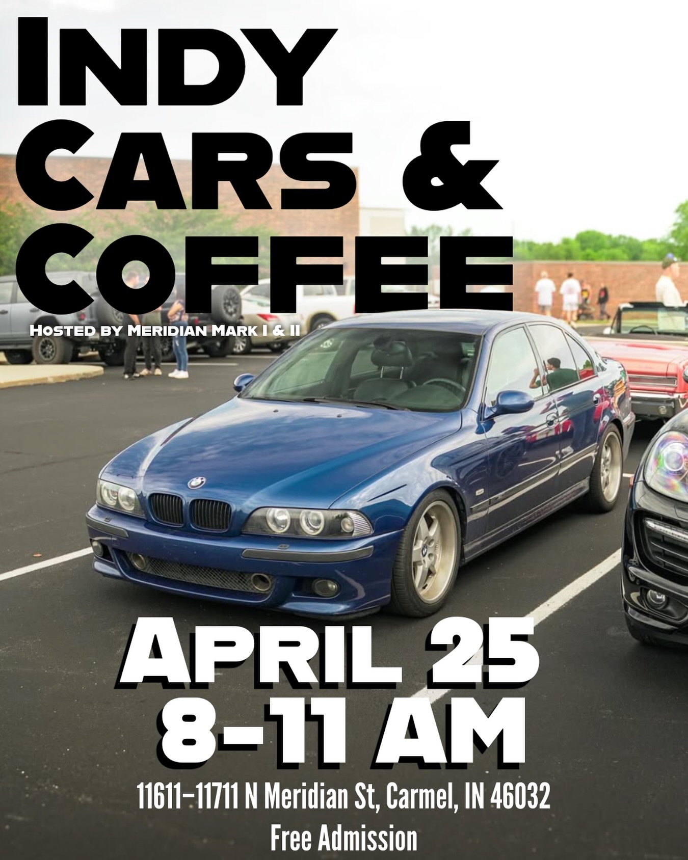 Indy Cars & Coffee @ Meridian Mark