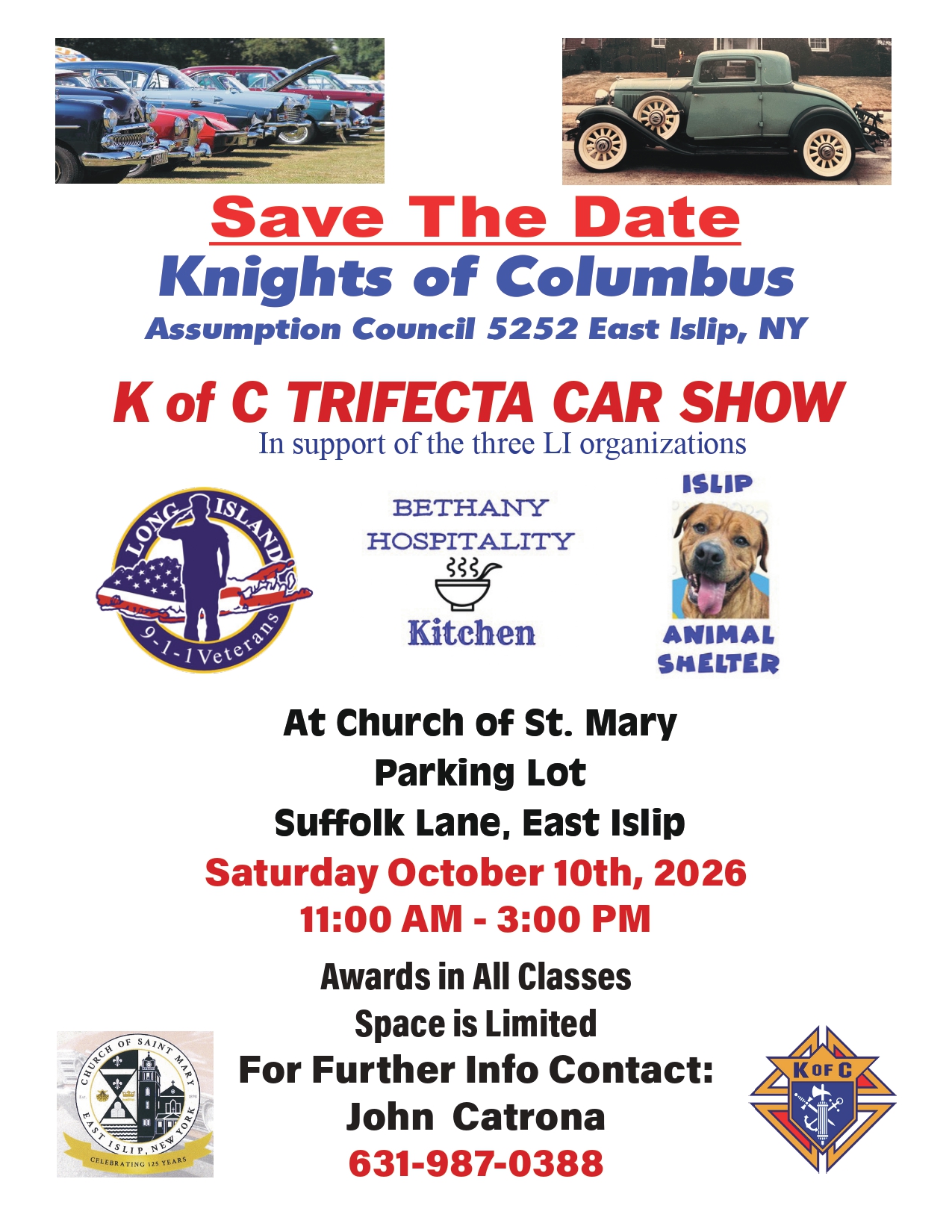Knights of Columbus K of C Trifecta Car Show