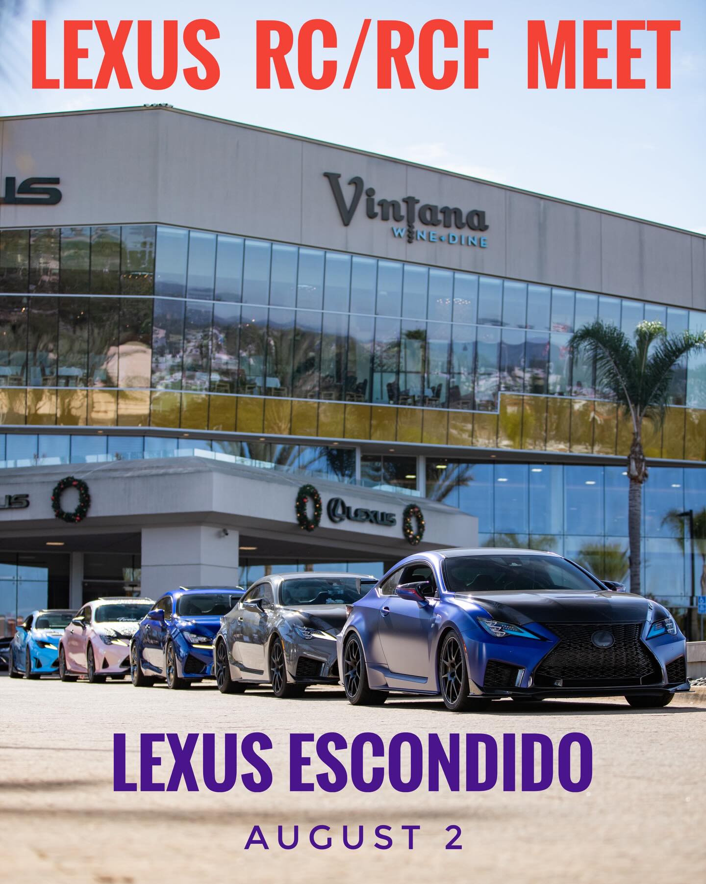Lexus RC Meet #8 — Escondido to Hilltop Winery Cruise