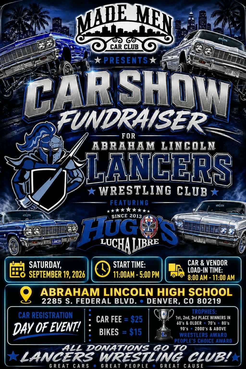 Made Men CC Car Show & Fundraiser