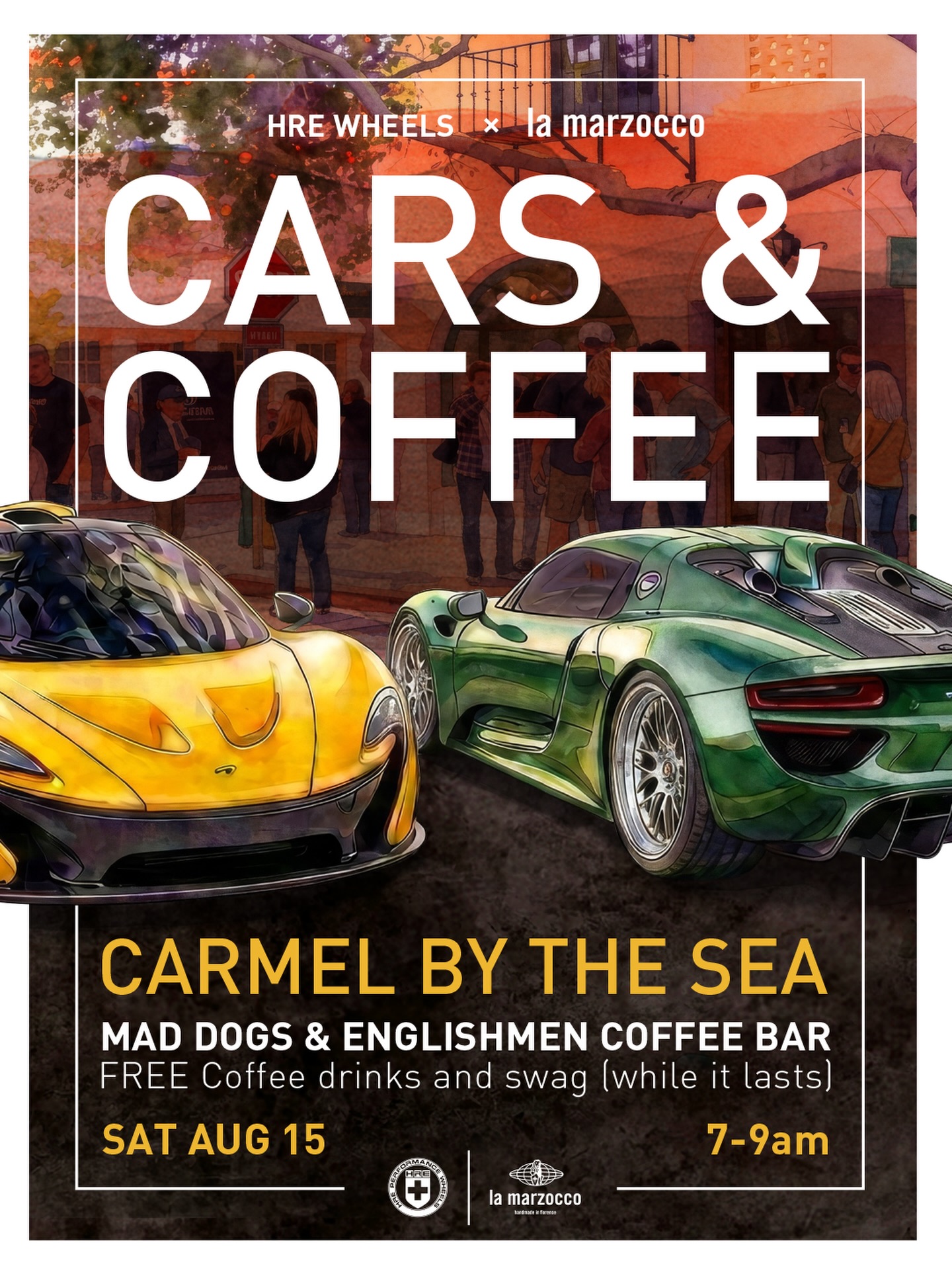 Monterey Car Week Cars & Coffee by HRE Wheels