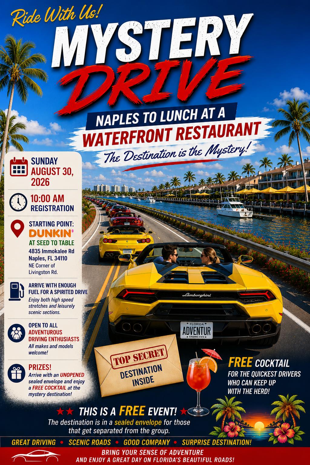 Mystery Cruise to a Waterfront Restaurant