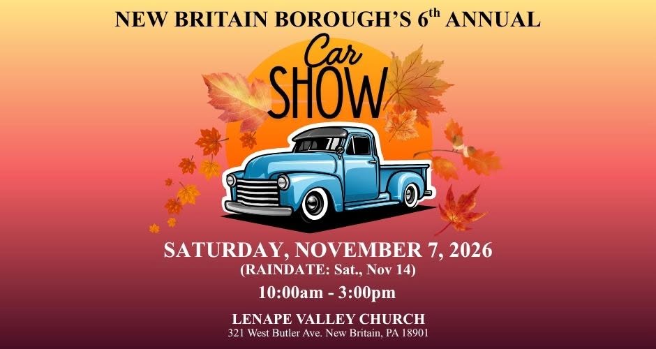 New Britain Borough’s 6th Annual Car Show