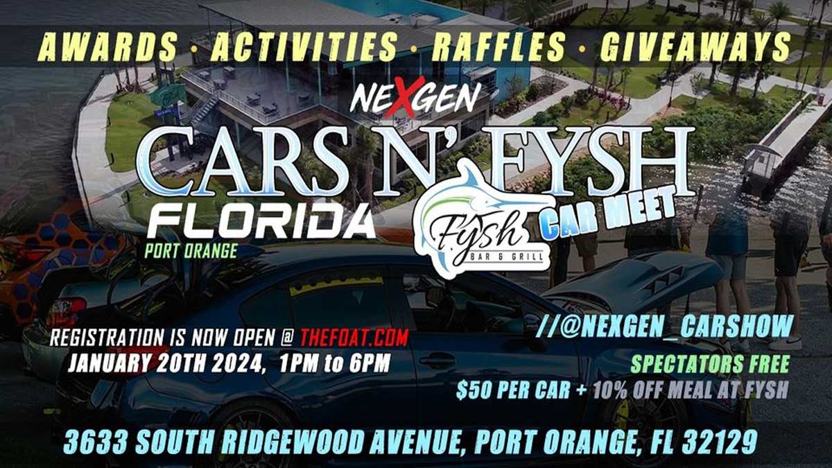 Nexgen Cars N Fysh Car Meet (Florida)