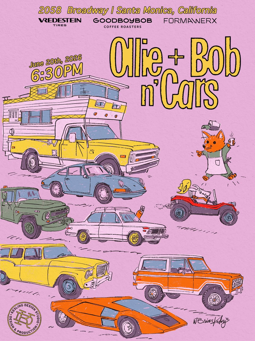 Ollie + Bob n' Cars