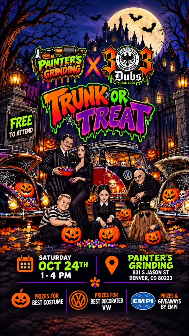 Painter's Grinding x 303 Dubs Trunk or Treat
