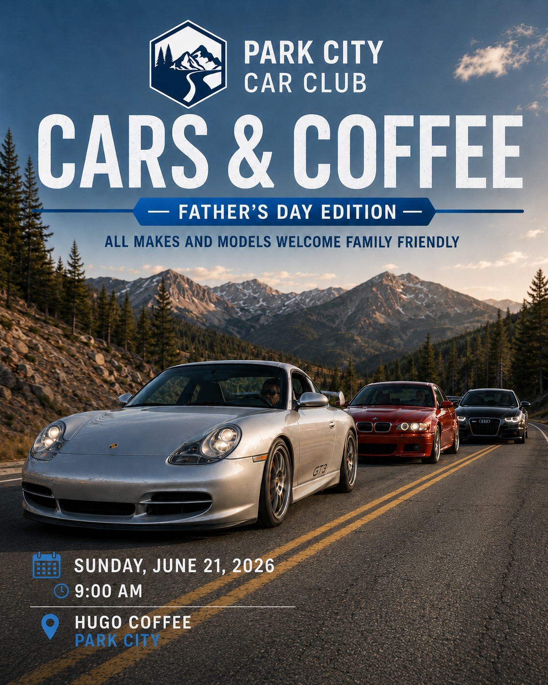 Park City Car Club Cars & Coffee (Father's Day Edition)