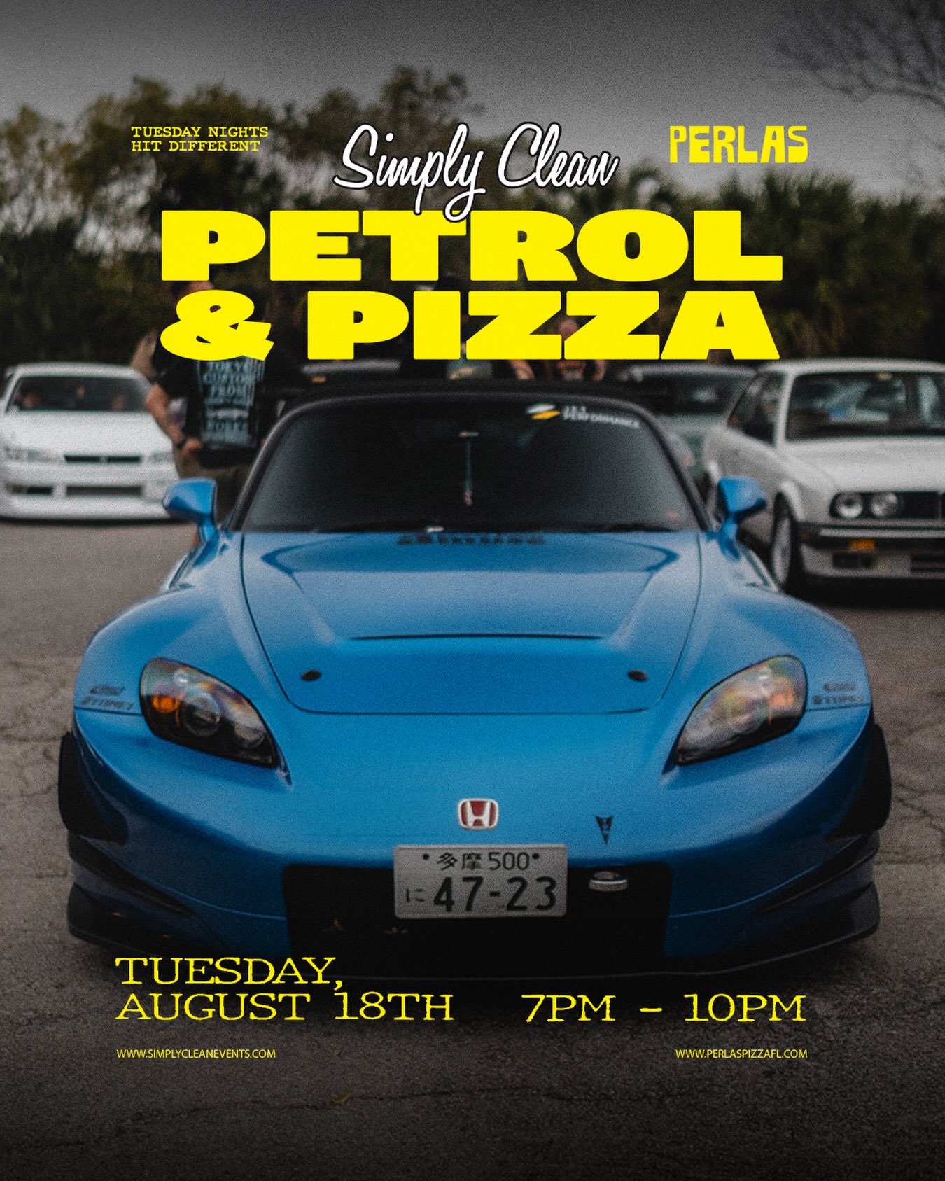 Petrol & Pizza at Perla's