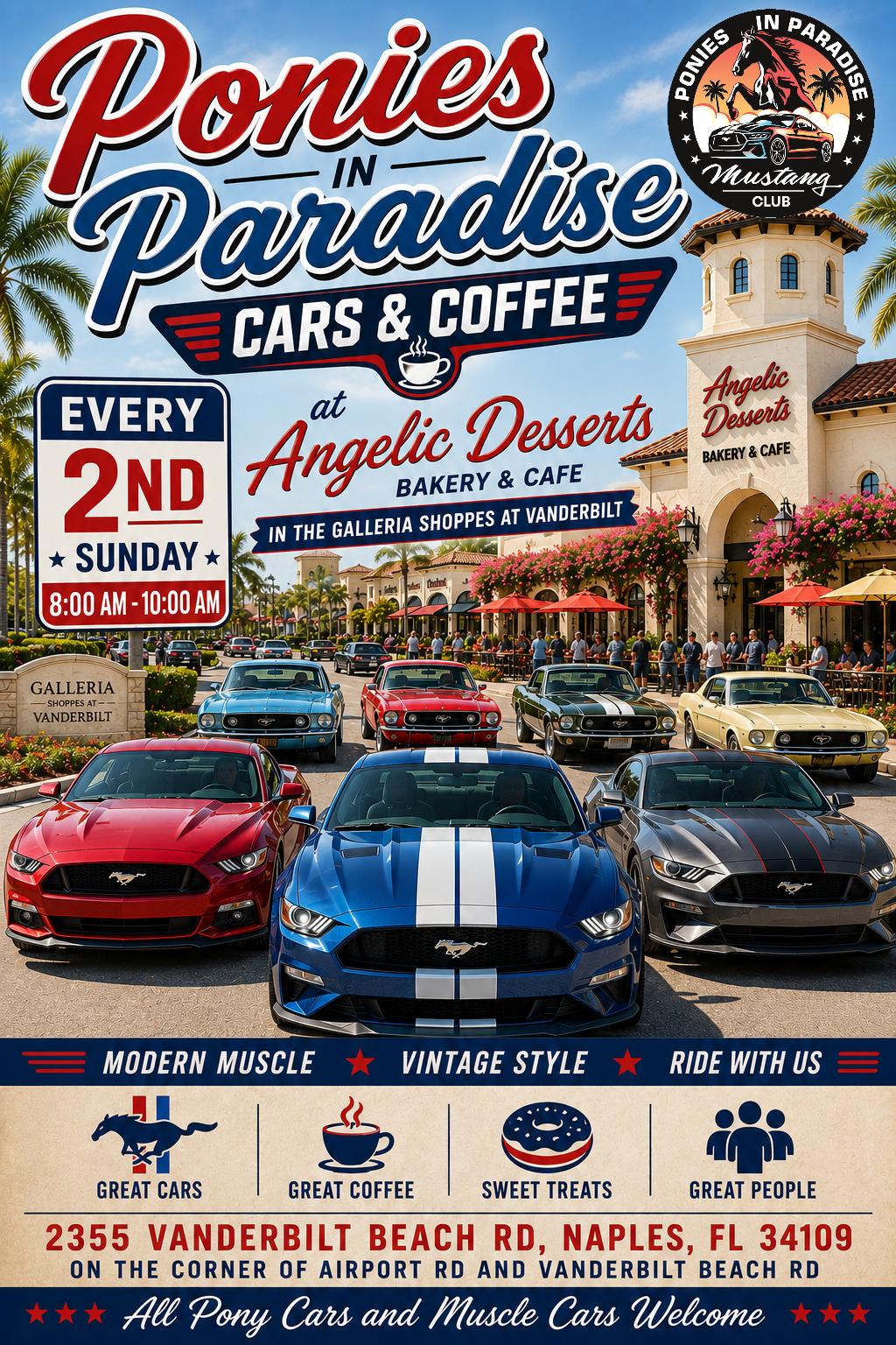 Ponies in Paradise Cars and Coffee