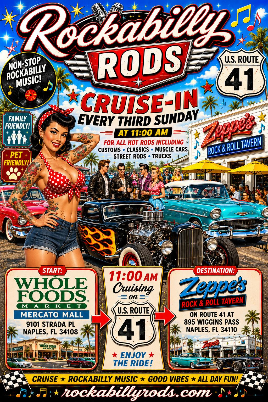 Rockabilly Car Cruise