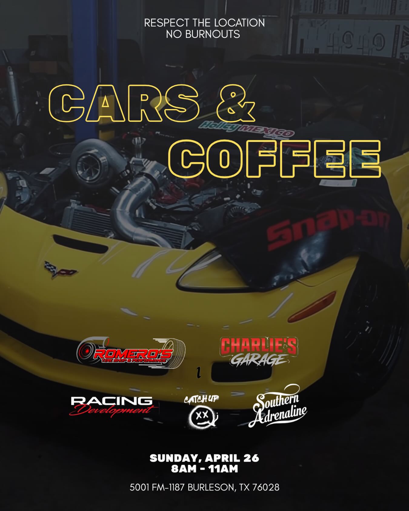 Romero's Tire Shop — Cars & Coffee