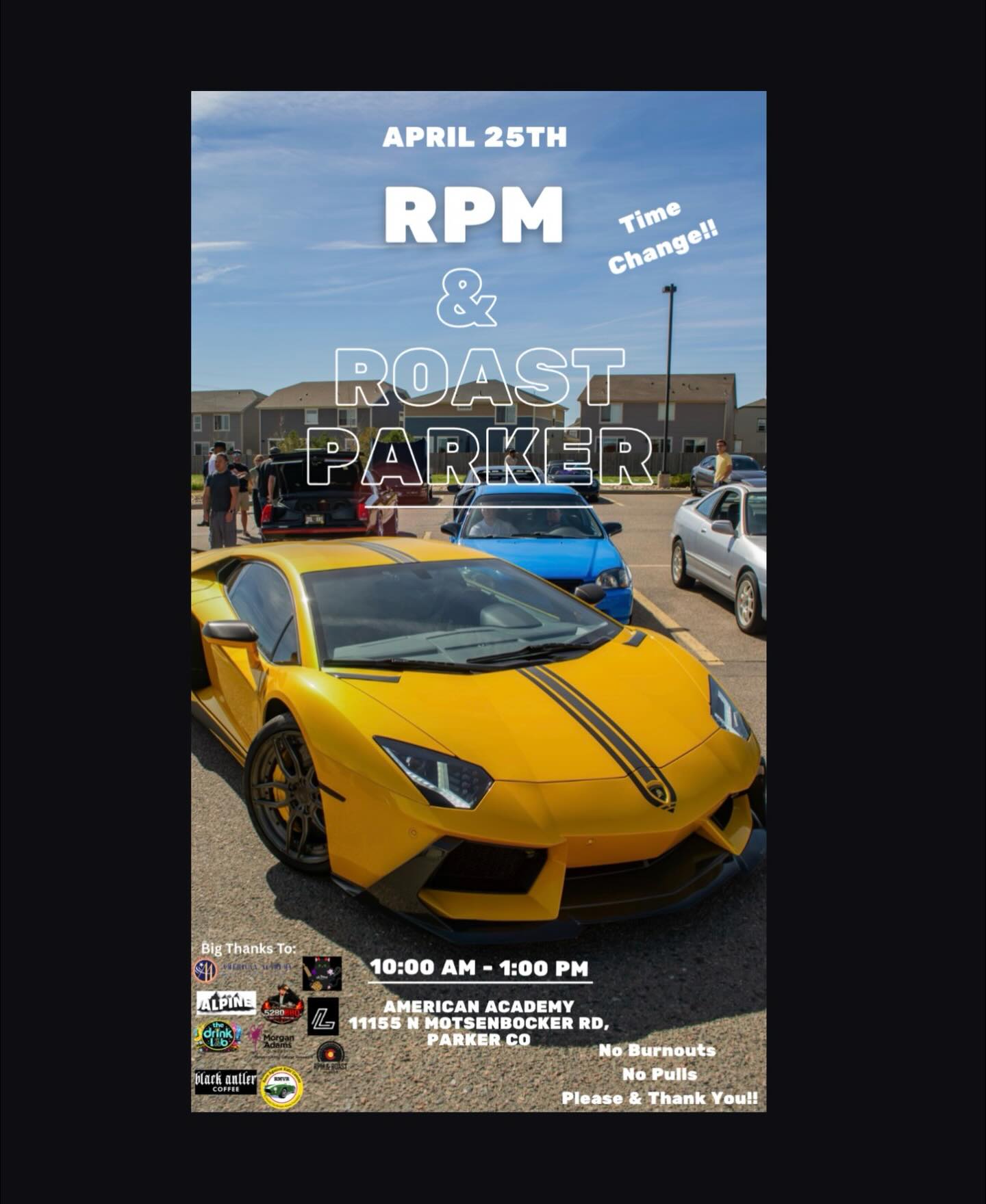 RPM & Roast — April Cars & Coffee