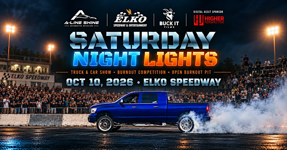 Saturday Night Lights | Truck & Car Show + Burnout Competition