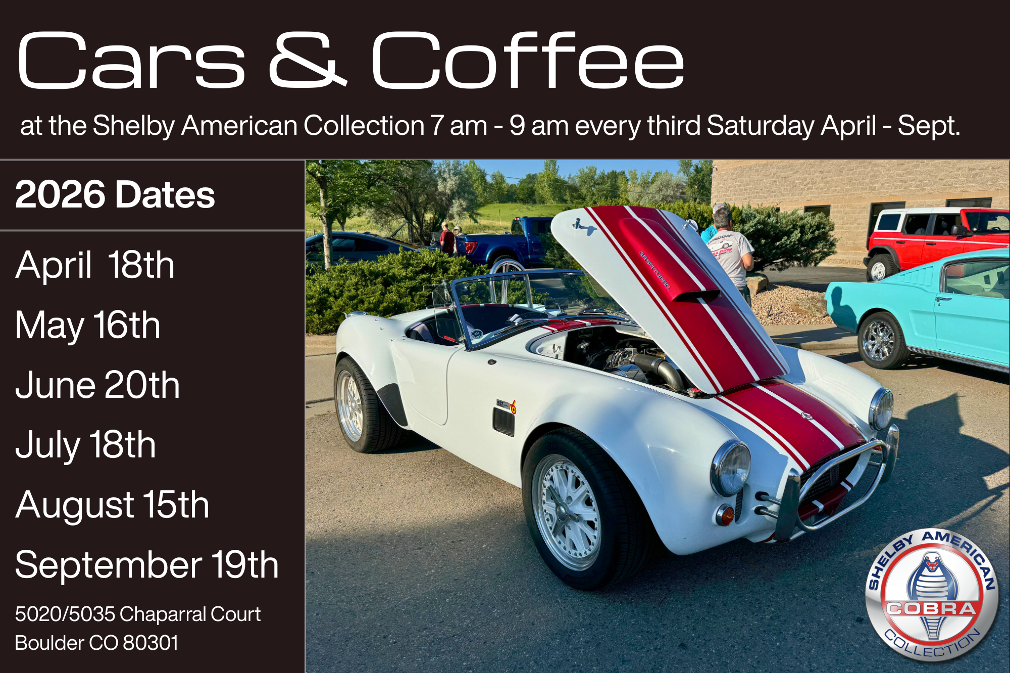 Shelby American Collection Cars & Coffee