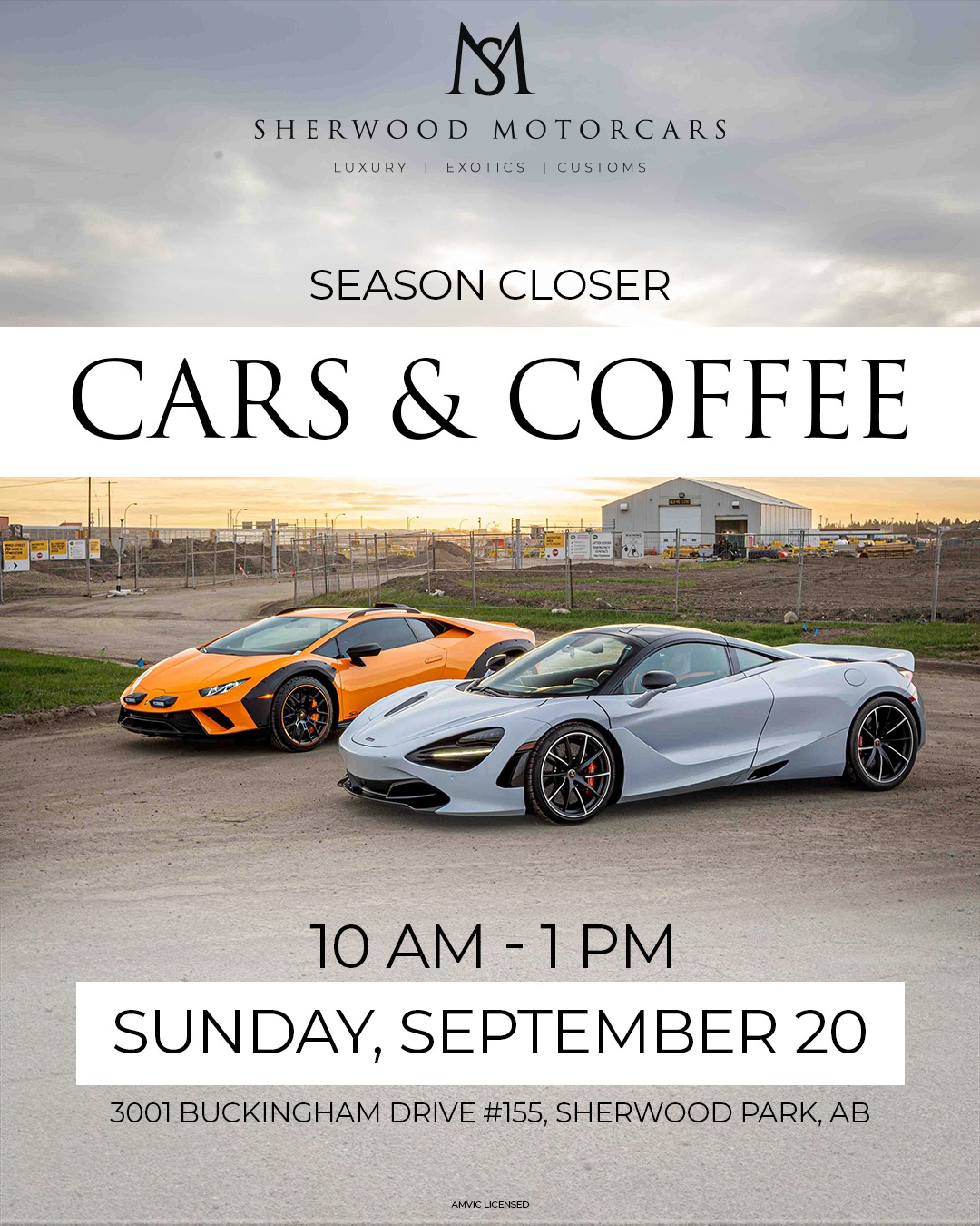 Sherwood Motorcars Season Closer Cars & Coffee