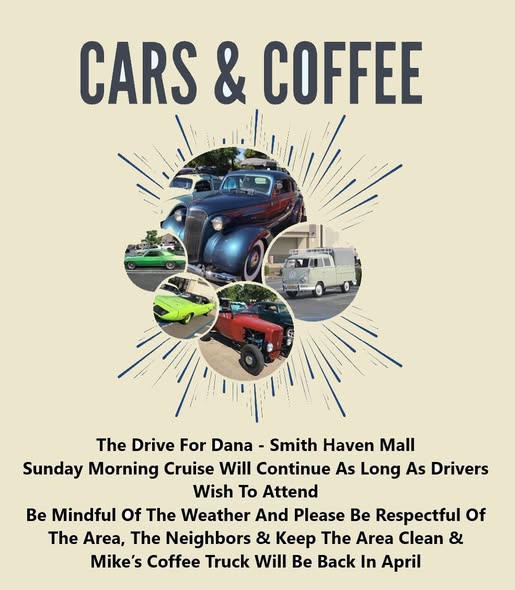 Smith Haven Mall Cars & Coffee