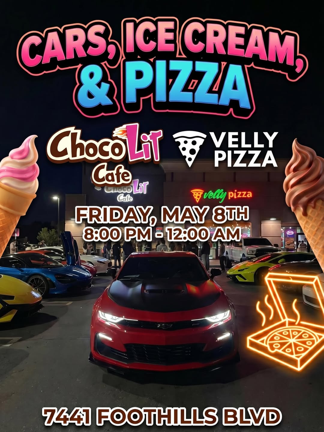SONIC MEETS x Chocolit Cafe x Velly Pizza