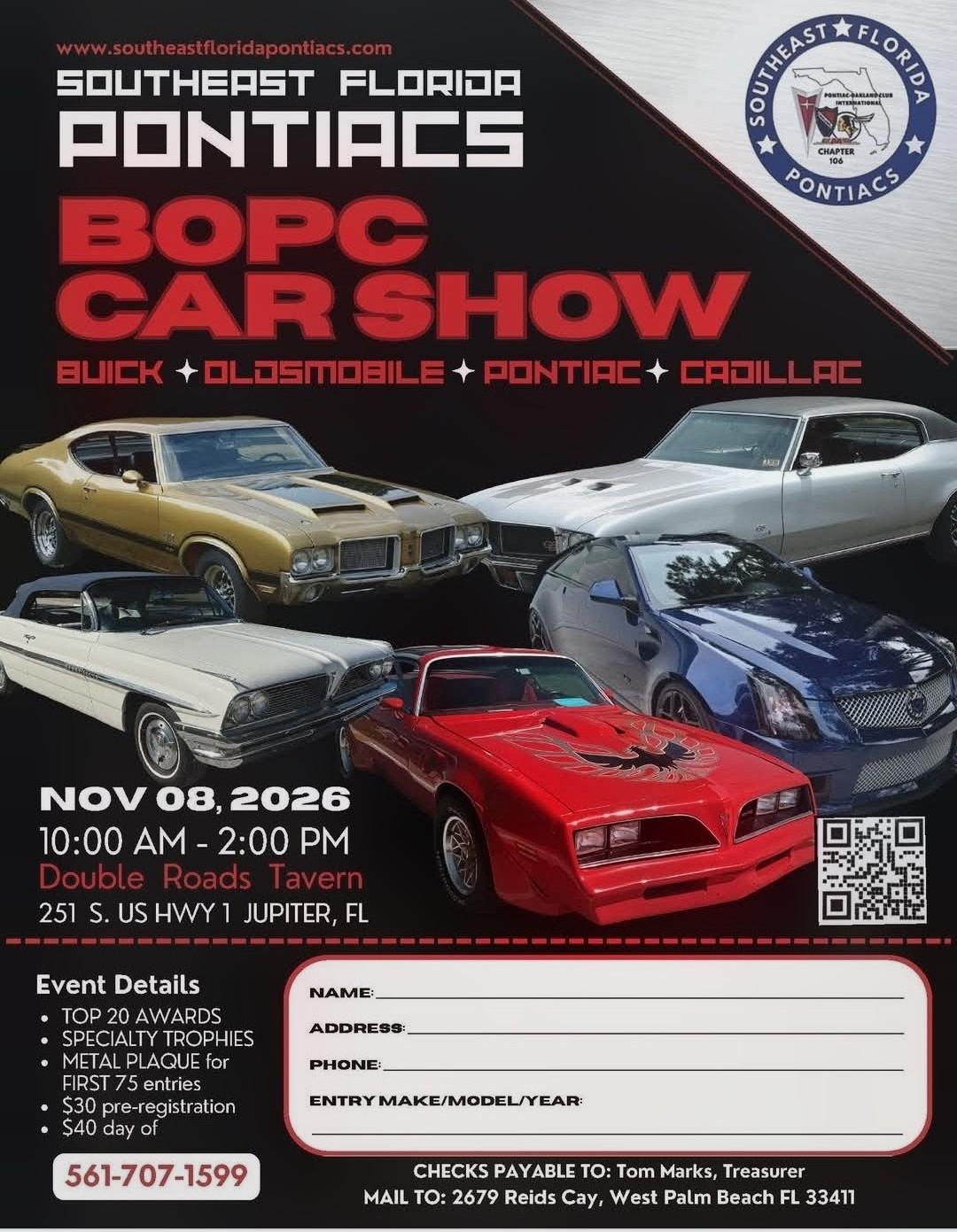 Southeast Florida Pontiacs 1st Annual BOPC Car Show