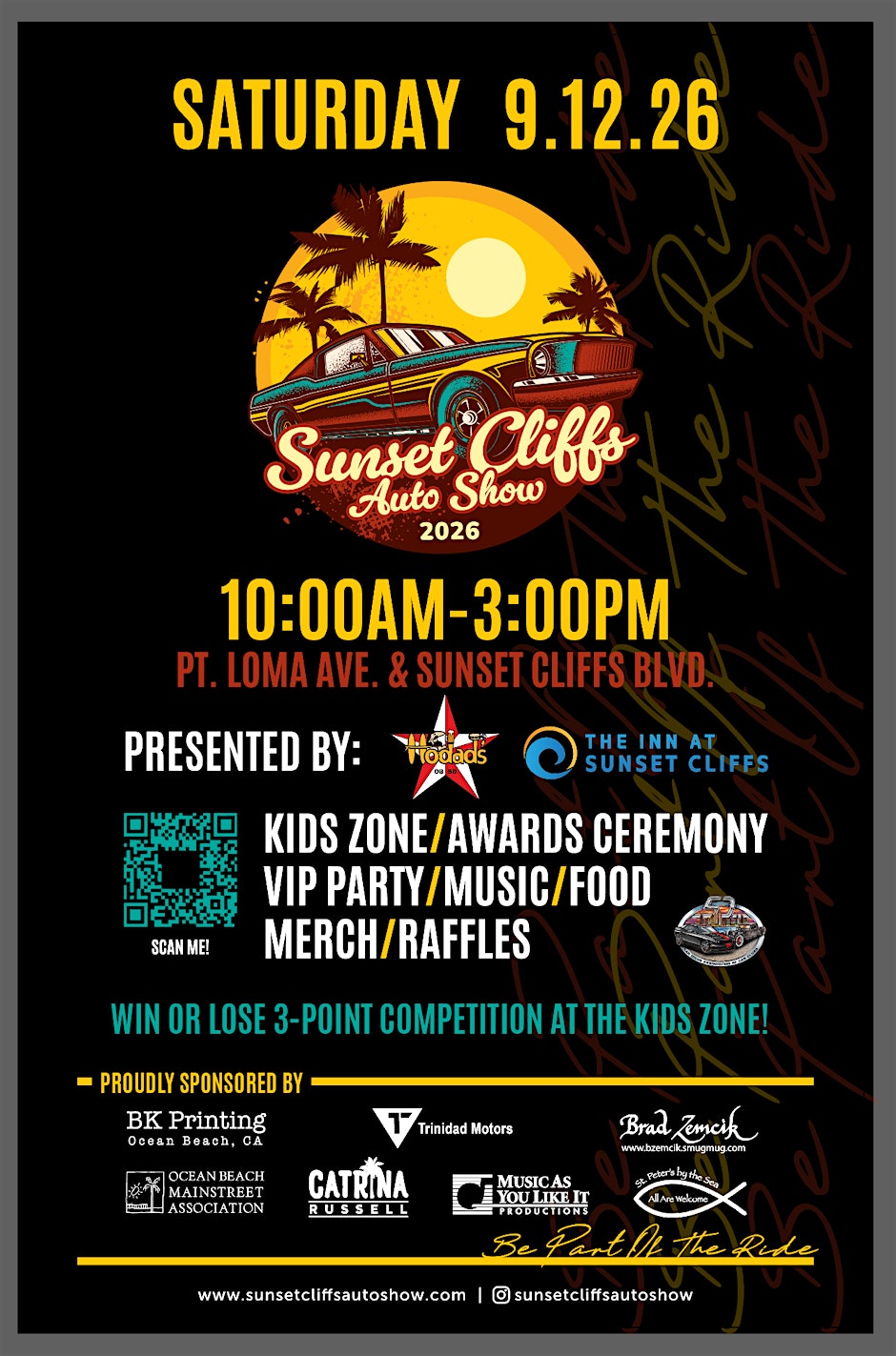 Sunset Cliffs Auto Show - Presented By Hodad's Ocean Beach