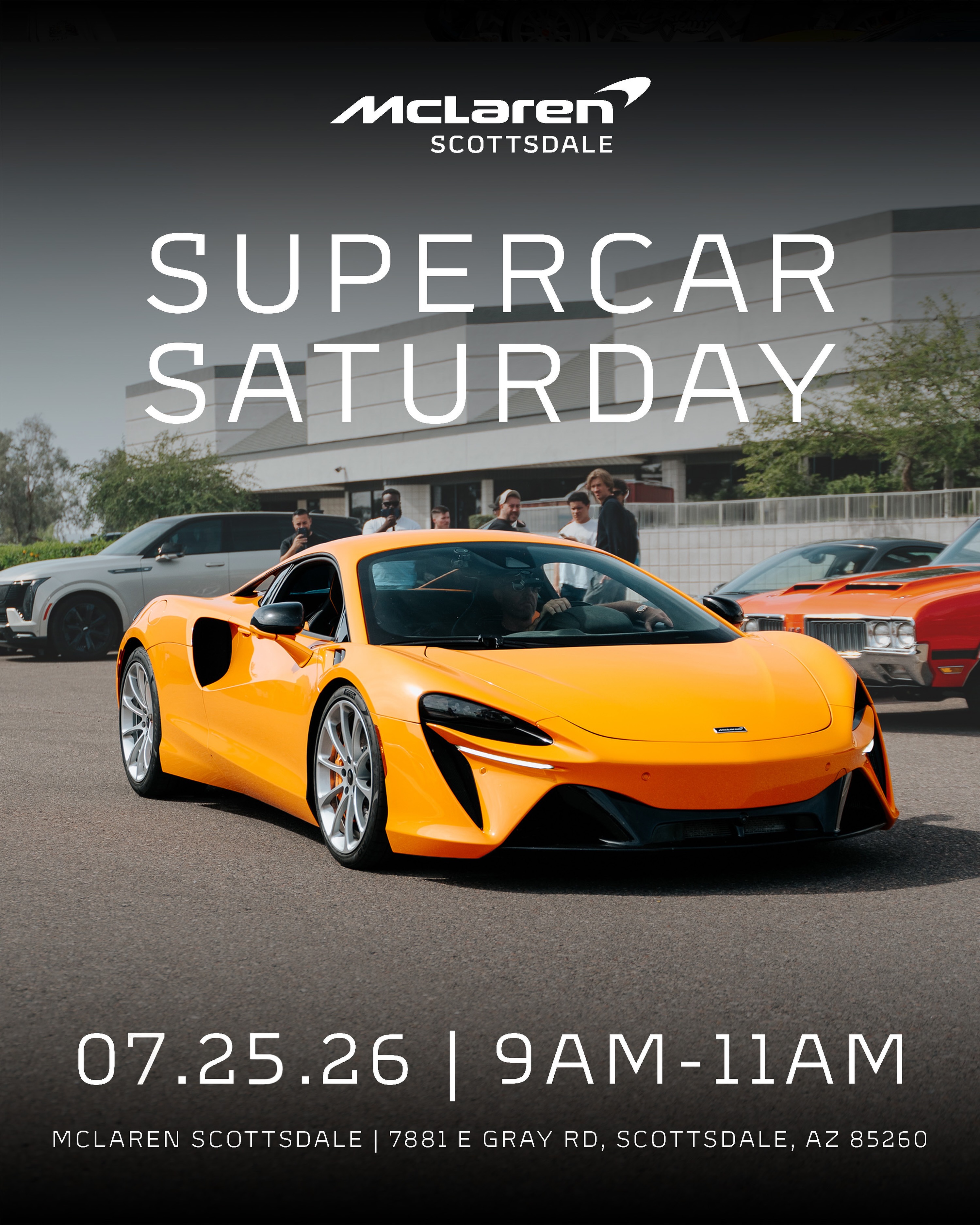 Supercar Saturday at McLaren Scottsdale