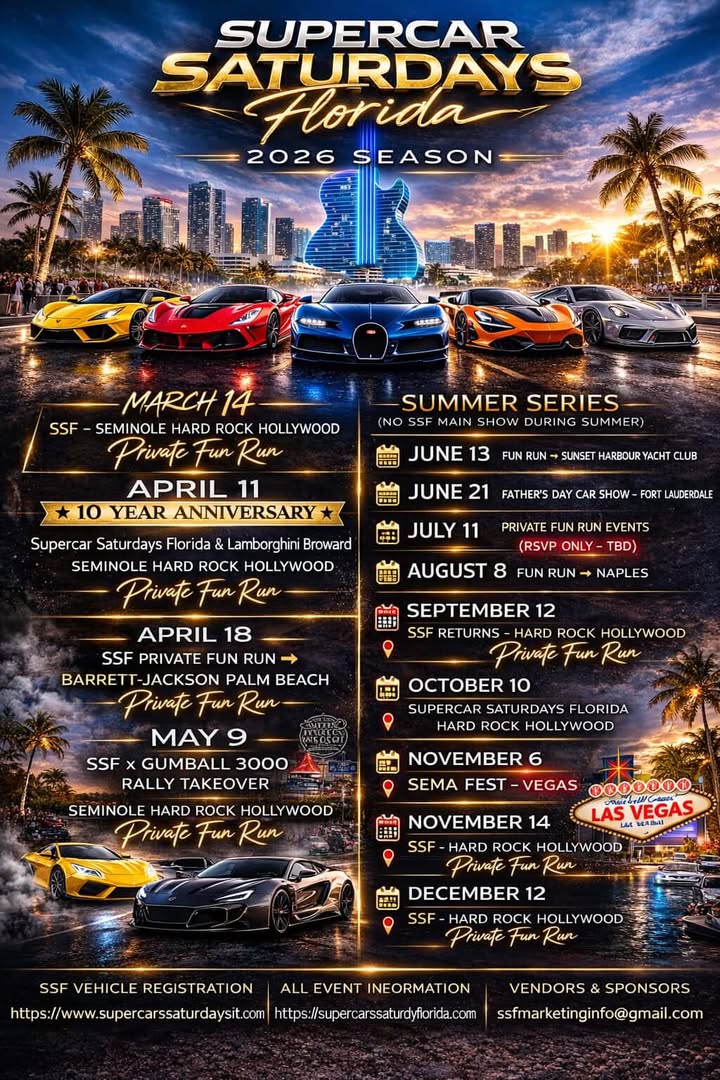 Supercar Saturdays Florida