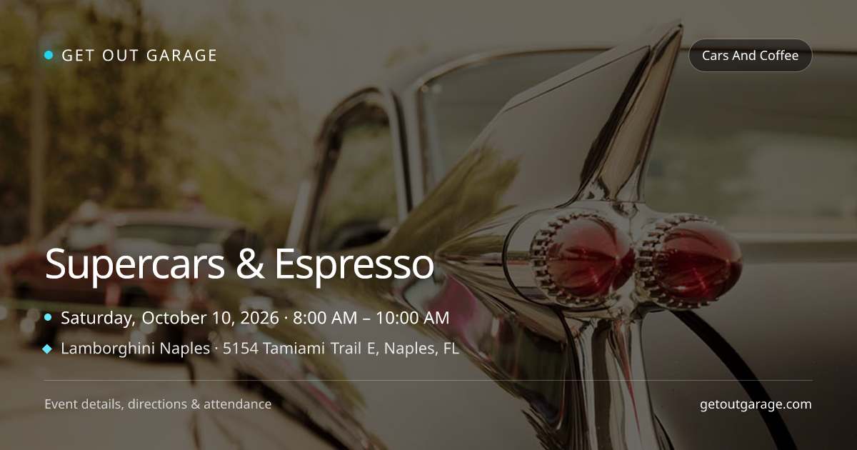 Supercars & Espresso